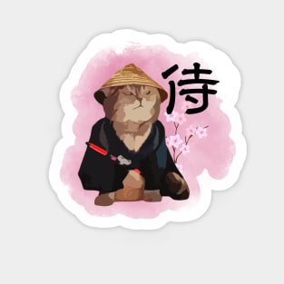 Samurrrai cat Sticker